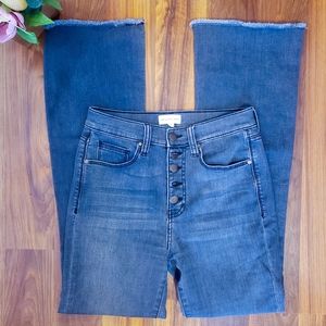 Cresent drive high waisted wide leg jean
